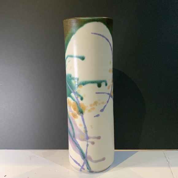 Vintage Helga Mader Vase Mid century Modern MCM  Canada Quebec - Picture 2 of 6